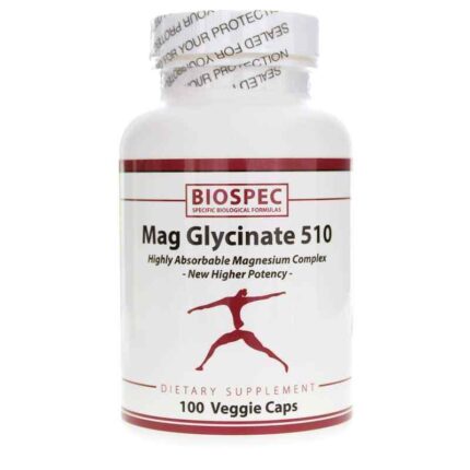 Biospec Nutritionals Mag Glycinate 510 - 100 vegetable capsules