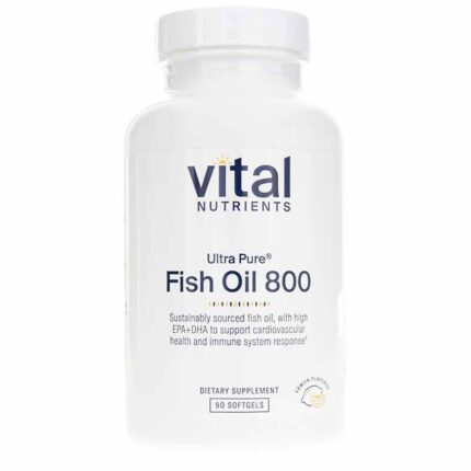 Vital Nutrients Ultra Pure Fish Oil 800 - 90 Softgels