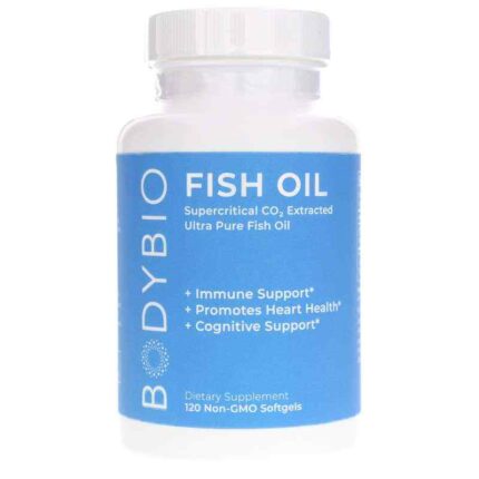 BodyBio Fish Oil - 120 softgels